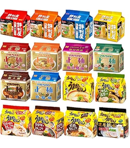 Amazon.co.jp: ラーメン 袋麺 インスタント麺 詰め合わせセット (12種1